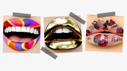 Tattoo-able Lips - Tongue, HD Png Download, Transparent PNG