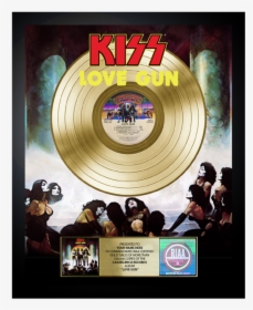 Personalized Love Gun Gold Record Award - Kiss Love Gun, HD Png Download, Transparent PNG