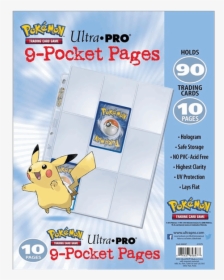 Ultra Pro 9 Pocket Pokemon Pages, HD Png Download, Transparent PNG
