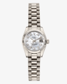 Datejust White Gold Automatic - Wenger Watch For Woman, HD Png Download, Transparent PNG