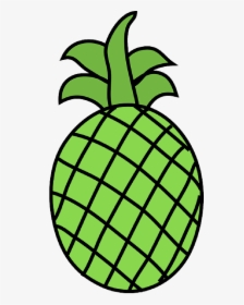 Transparent Pineapple Clipart Outline - Black And White Fruits Clipart, HD Png Download, Transparent PNG