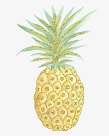 Pineapple Clipart Glitter - Tropical Hawaiian Baby Shower Invitations, HD Png Download, Transparent PNG
