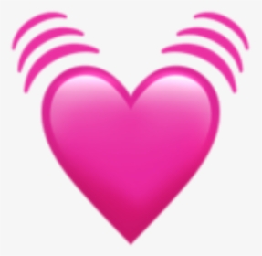 Transparent Corazón Png - Plain Pink Heart Emoji, Png Download, Transparent PNG