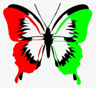 Butterfly Clipart Black And White - Butterfly Black And White Clipart Png, Transparent Png, Transparent PNG