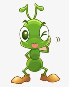 Leaf Clipart Ant - Small Ant Cartoon Png, Transparent Png, Transparent PNG
