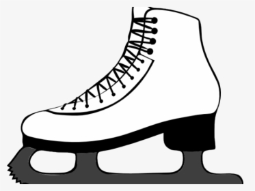 Ice Skates Clipart Png , Png Download - Skate Clipart Black And White, Transparent Png, Transparent PNG