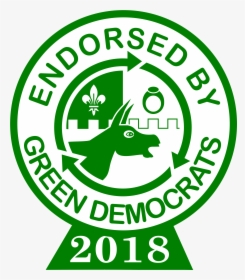 Green Dems 2018 Endorsement High-res Color - Circle, HD Png Download, Transparent PNG