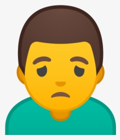 Man Frowning Icon - Family Emoji Transparent, HD Png Download, Transparent PNG