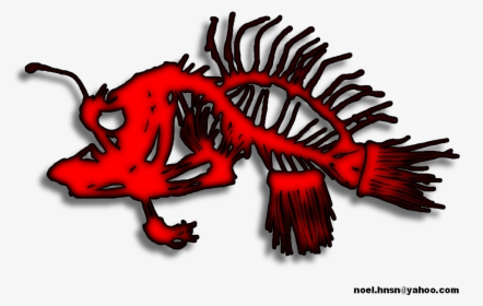 Clipart Library Download Anglerfish Drawing Skeleton - Illustration, HD Png Download, Transparent PNG
