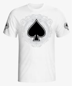 Suitsu T-shirt Spade White/black - Crescent, HD Png Download, Transparent PNG