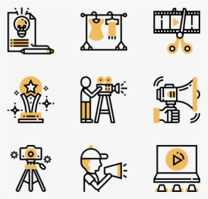 Video Production Icon Pack, HD Png Download, Transparent PNG