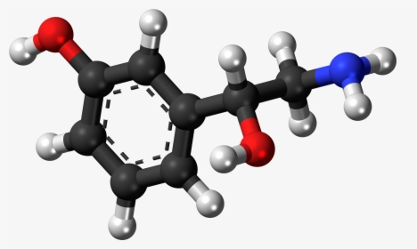 -norfenefrine Molecule Ball, HD Png Download, Transparent PNG