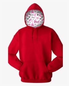 Cancer Care Pullover Red Extra Small Solid - Hoodie, HD Png Download, Transparent PNG