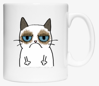 Grumpy Cat Mug , Png Download - Grumpy Cat, Transparent Png, Transparent PNG