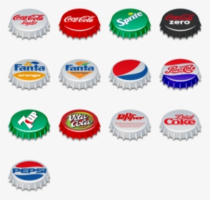 Soda Bottle Top Icons , Png Download - Bottle Top Pop Art Vector, Transparent Png, Transparent PNG
