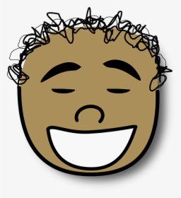 Avatar, Curly, Face, Happy, Head, Laughing - Outline Buddha Face Kid Vector, HD Png Download, Transparent PNG