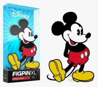 Mickey Mouse Figpin Xl Enamel Pin - Mickey Mouse Classic Pose, HD Png Download, Transparent PNG