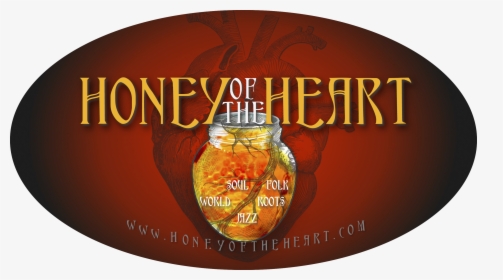Small Oval Honeyheart Jar Sticker - Label, HD Png Download, Transparent PNG