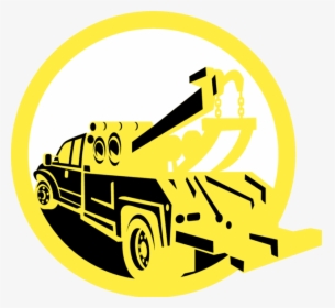 Black And Yellow Tow Truck Clipart , Png Download, Transparent Png, Transparent PNG