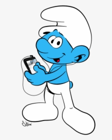Social Smurf By Shini-smurf - Stupid Smurf, HD Png Download, Transparent PNG