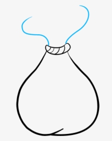 How To Draw Cartoon Money - Line Art, HD Png Download, Transparent PNG
