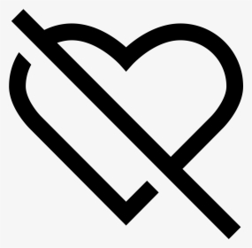 A Dislike Icon Is Represented With A Broken Heart - Broken Heart Transparent Blue, HD Png Download, Transparent PNG