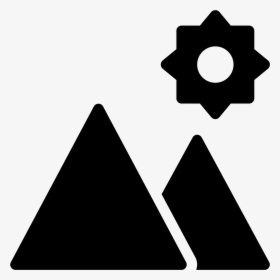 The Icon Shows Two Triangles - Triangle, HD Png Download, Transparent PNG