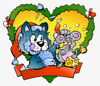 Transparent Christmas Cat Png - Illustration, Png Download, Transparent PNG
