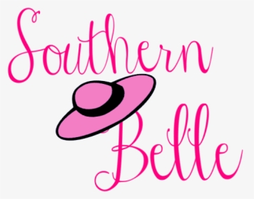 Southern Belle Hat Silhouette Clipart - Southern Belle Hat Clip Art, HD Png Download, Transparent PNG