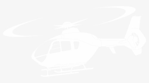 Ec 135 Helicopter Silhouette, HD Png Download, Transparent PNG