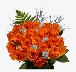 Big Bouquets Of Orange Roses Two Dozen Freshest Flowers - Floribunda, HD Png Download, Transparent PNG
