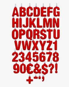 Christmas Ball Red Font - Poster, HD Png Download, Transparent PNG