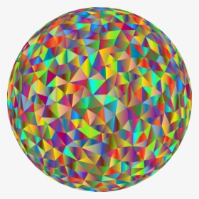 Circle,sphere,low Poly - Wire-frame Model, HD Png Download, Transparent PNG