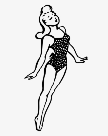 This Free Icons Png Design Of Lady In Swimsuit , Png - Lady In Swimsuit Clipart, Transparent Png, Transparent PNG
