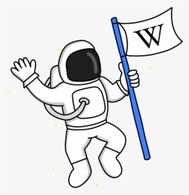 Astronaut Simplified - Wikipedia, HD Png Download, Transparent PNG