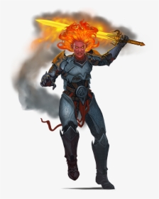 D&d Female Fire Giant, HD Png Download, Transparent PNG