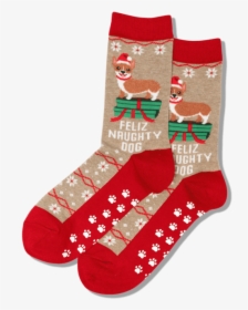 Women S Feliz Naughty Dog Socks   Class Slick Lazy - Sock, HD Png Download, Transparent PNG