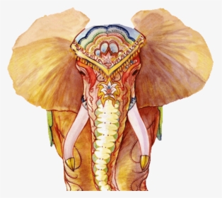 Transparent Elephant Drawing Png - Indian Elephant Ceremonial Dress, Png Download, Transparent PNG