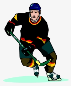 Transparent Hockey Player Clipart - Hockey Player Clip Png, Png Download, Transparent PNG