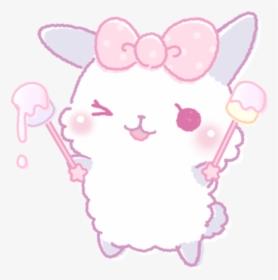 #pink #sheep #soft #softbot #kawaii #cute #edit #freetoedit - 아따 아따 배경 화면, HD Png Download, Transparent PNG