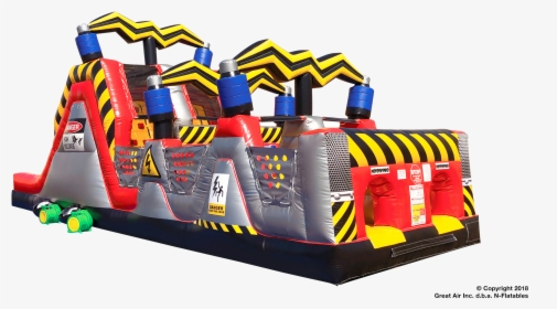 High Voltage Inflatable Obstacle Course - High Voltage Obstacle Course, HD Png Download, Transparent PNG