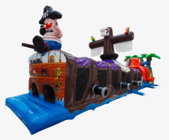 24m Pirate Ship Obstacle Course - Inflatable, HD Png Download, Transparent PNG