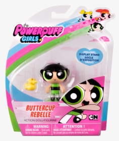 Powerpuff Girls Action Doll Buttercup Power Puff Png - Powerpuff Girl Toys, Transparent Png, Transparent PNG