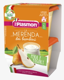 Pear And Yogurt Snack - Yogurt E Biscotto Plasmon, HD Png Download, Transparent PNG