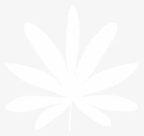 White Weed Plant Logo, HD Png Download, Transparent PNG