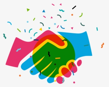 Hand Shake Icon Transparent , Png Download - Hand Shake Black And White, Png Download, Transparent PNG