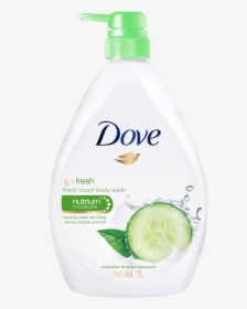 Dove Go Fresh Fresh Touch Body Wash 1000ml - Dove Green Body Wash, HD Png Download, Transparent PNG