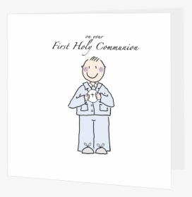 Boy Holding Host 4bed503e49022 - Cartoon, HD Png Download, Transparent PNG