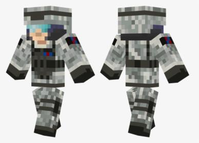 Minecraft Futuristic Soldier Skin, HD Png Download, Transparent PNG