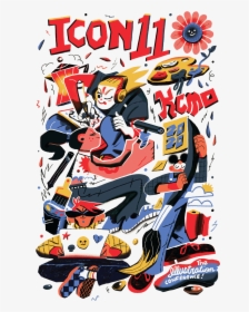 Icon11 Poster Illustration By Kelsey Wroten - Book Design Illustration, HD Png Download, Transparent PNG